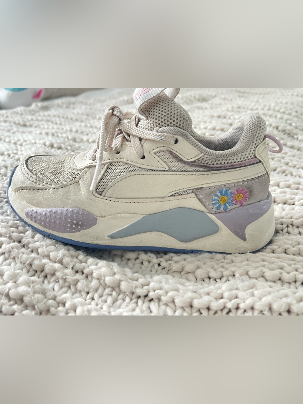 Puma White Kids' Athletic Sneakers